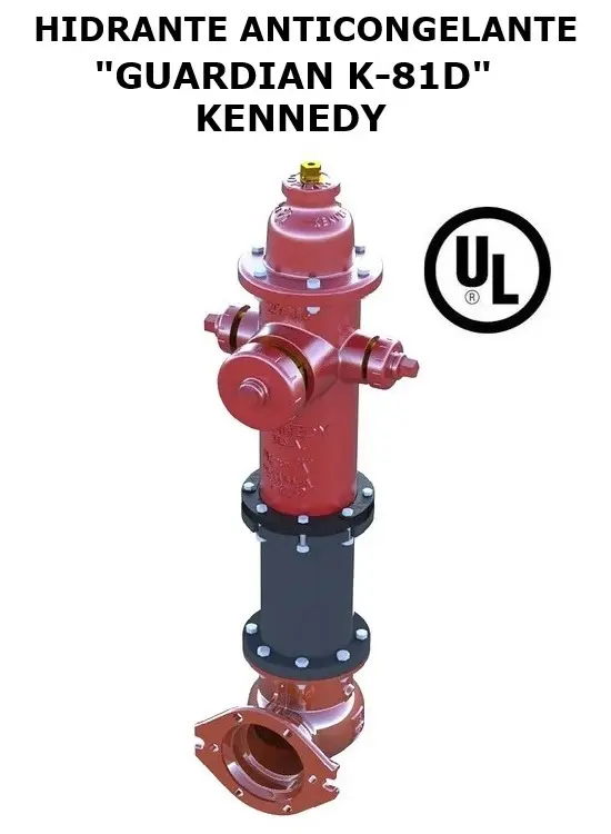 Hidrante anticongelante GUARDIAN K81D, marca: Kennedy - Zensitec
