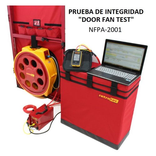 Prueba de Estanqueidad NFPA DOOR FAN TEST ZENSITEC