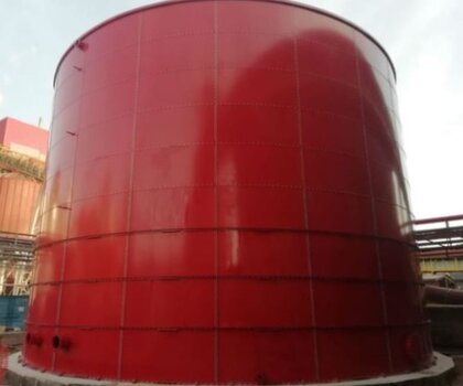 Tanque de reserva de agua contra incendios de placas de acero atornilladas NFPA22 - Zensitec