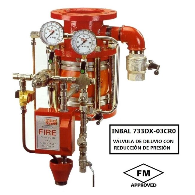 Válvula de diluvio y reguladora de presión FM Approved - Inbal - Zensitec